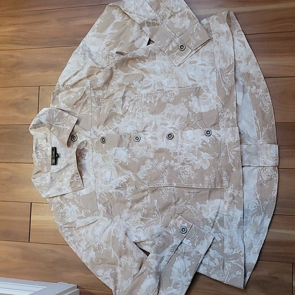 Nwt DIANE GILMAN box pleat boxy jacket - Picture 3 of 5